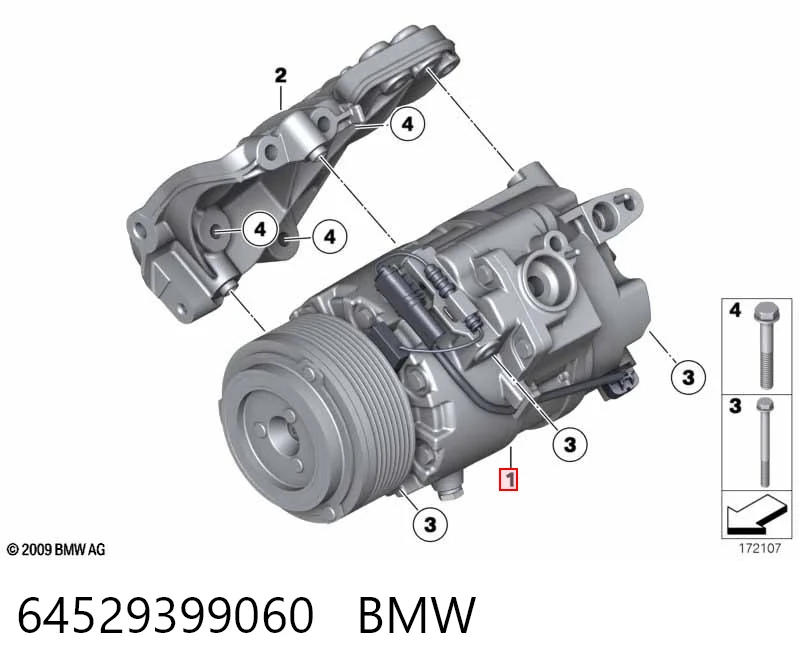 64529399060 BMW Compressor de aparelho de ar condicionado