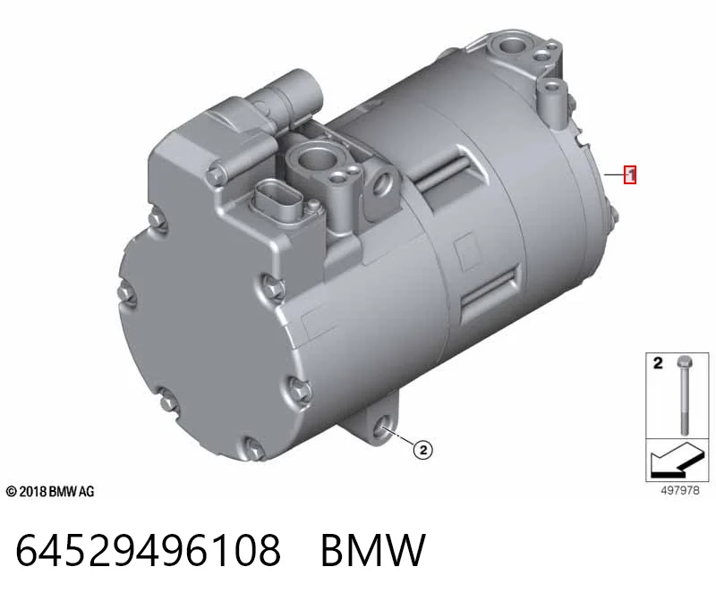 64529496108 BMW Compressor de aparelho de ar condicionado