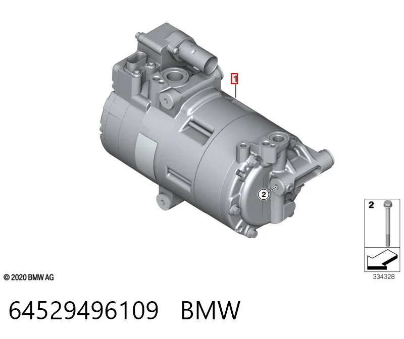 64529496109 BMW Compressor de aparelho de ar condicionado