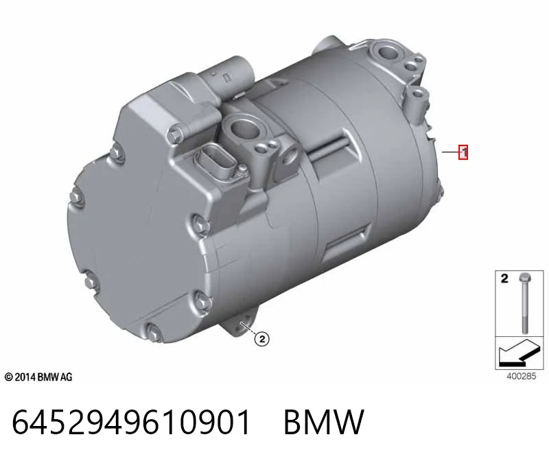 6452949610901 BMW Compressor de aparelho de ar condicionado