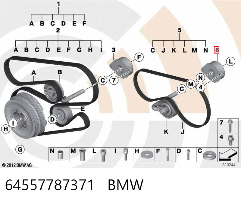 64557787371 BMW
