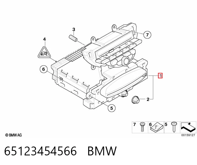  Aparelhagem de som (rádio AM/FM) Mini Cooper hatchback (R56) (2005 - 2014) 