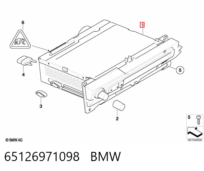 Aparelhagem de som (rádio AM/FM) BMW 5  E61 ao melhor preço