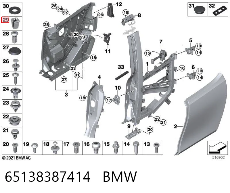 65138387414 BMW