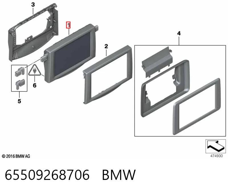 Mostrador multifuncional BMW 7  F01, F02, F03, F04 ao melhor preço