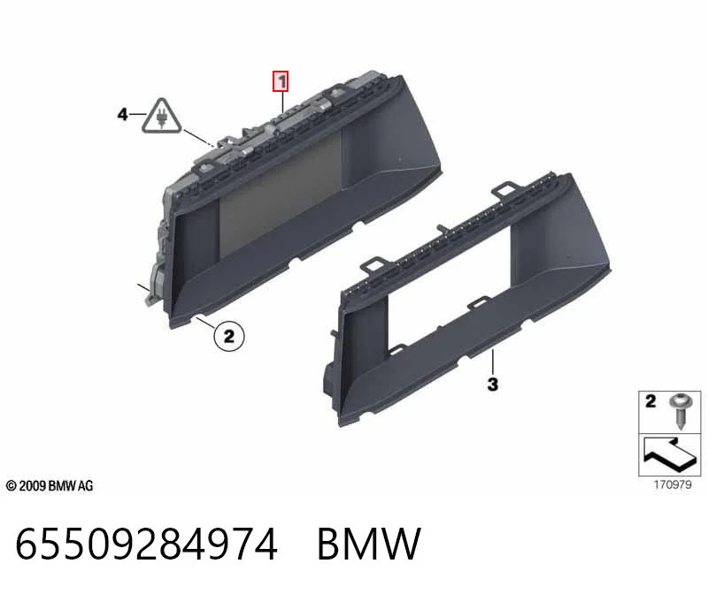 65509284974 BMW Mostrador multifuncional
