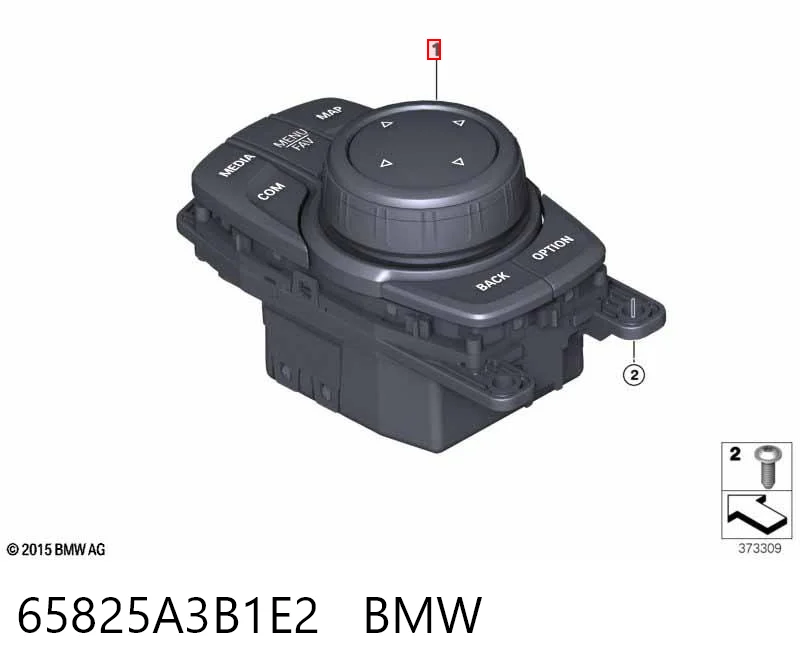 65825A3B1E2 BMW Joystick multifuncional de controlo