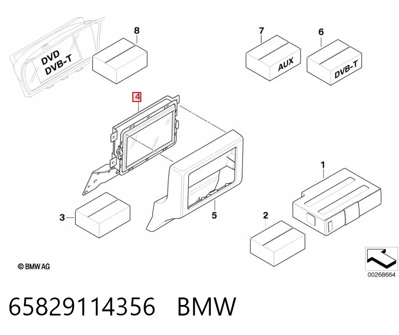 Mostrador multifuncional para BMW 3  E92