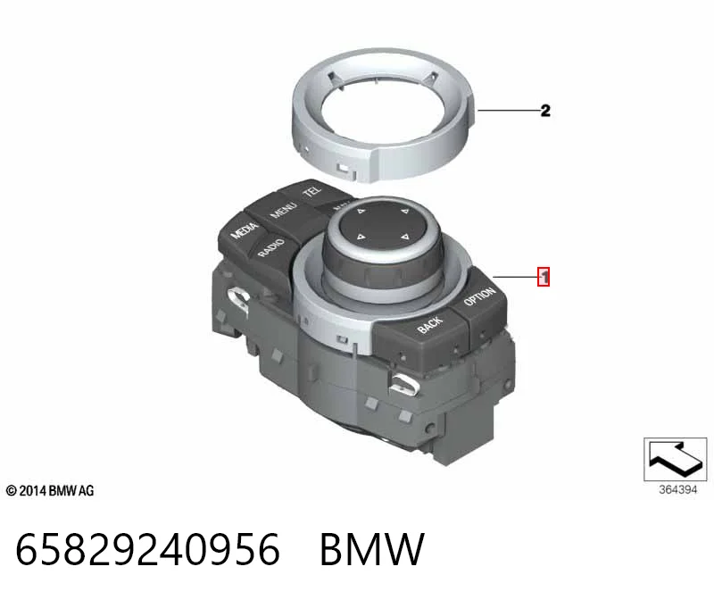65829240956 BMW Joystick multifuncional de controlo