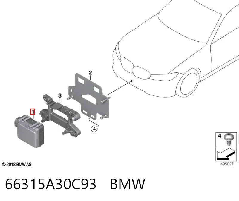  BMW 66316899183 preço, a partir de 519,28 USD