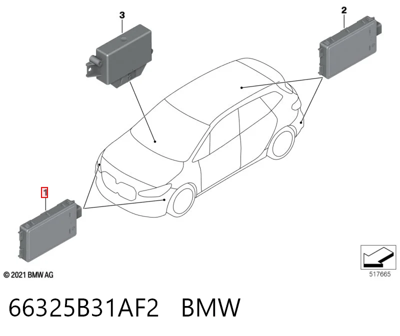 66325B31AF2 BMW