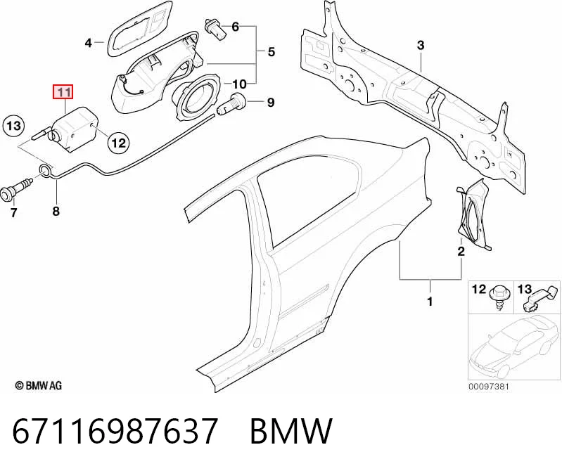 67116987637 BMW
