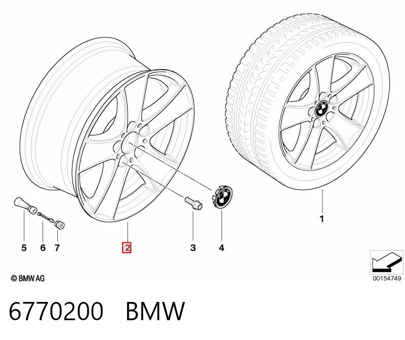 Discos de roda de aleação ligeira (de aleação ligeira, de titânio) para BMW X5  E70