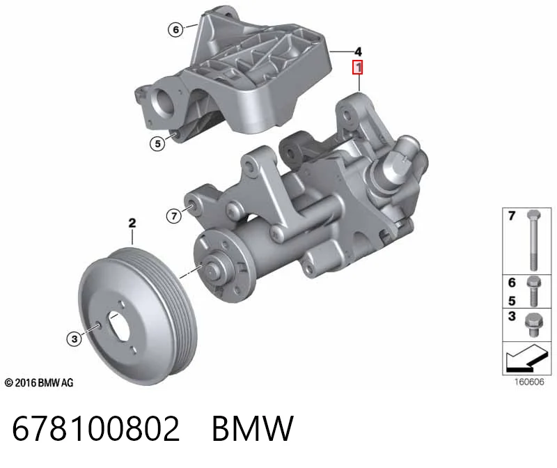 678100802 BMW Bomba da Direção hidrâulica assistida