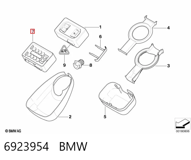 Sensor de chuva para BMW X5  E53