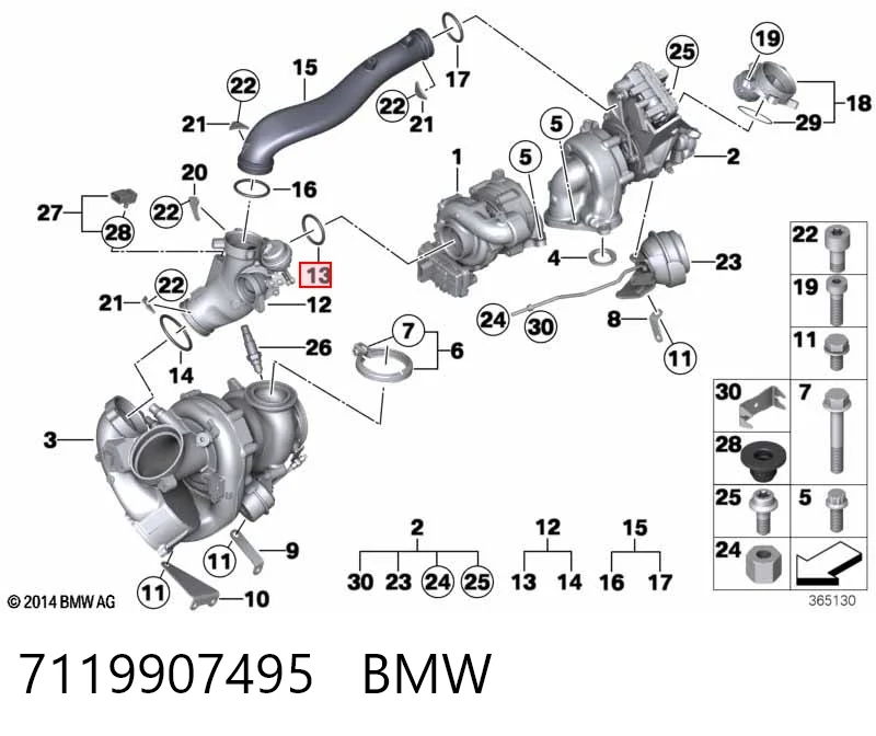 7119907495 BMW Vedante de tampa do gargalho de enchimento de óleo