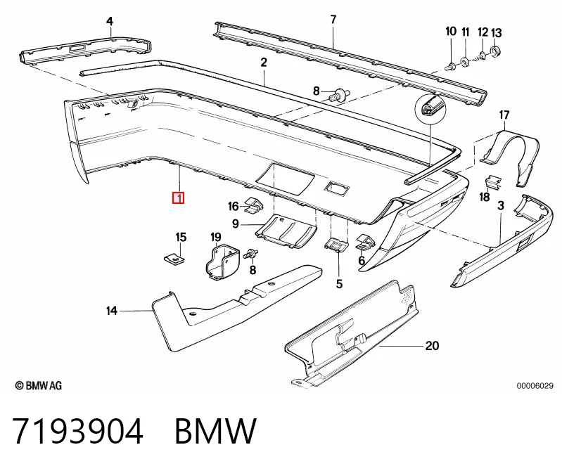 Compre Pára-choque traseiro BMW 5 