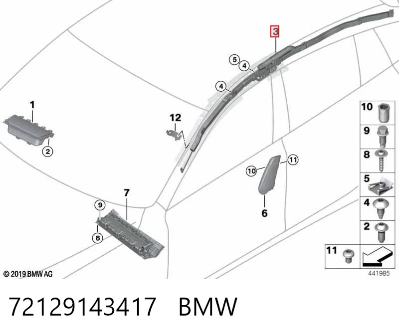 72129143417 BMW