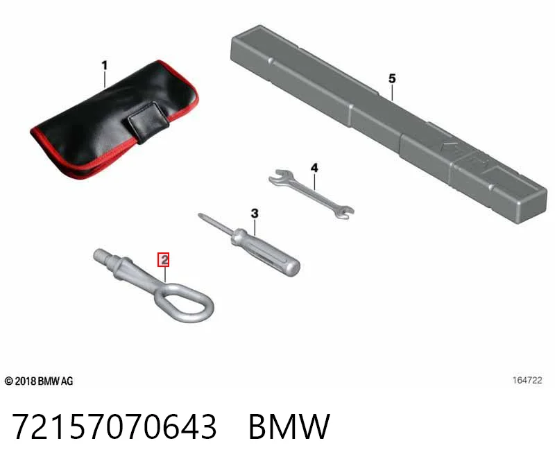 72157070643 BMW Gancho de reboque