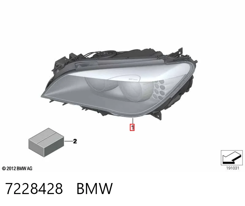 Luz direita BMW 7 preço, a partir de 111,16 USD