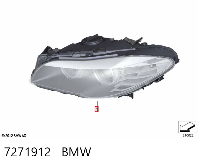 7271912 BMW Luz direita