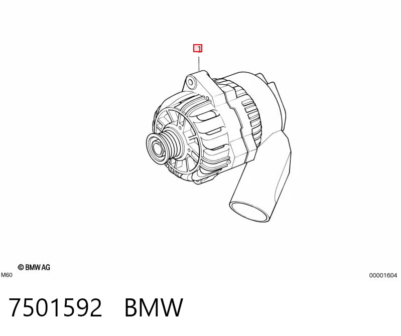 7501592 BMW Gerador