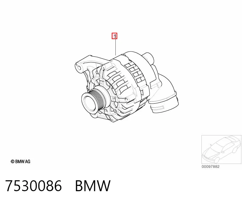 7530086 BMW Gerador