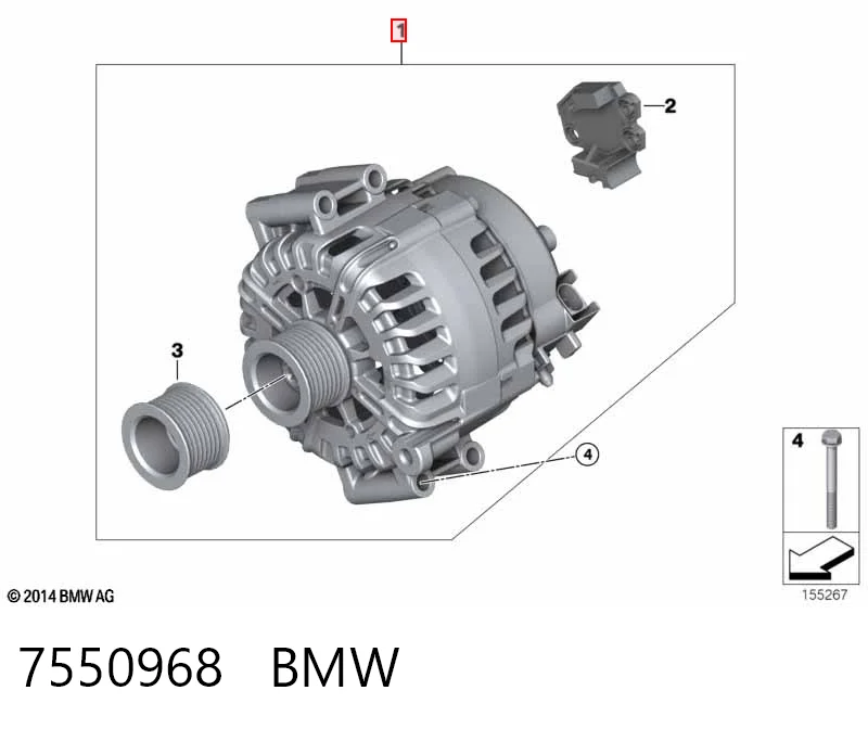 7550968 BMW Gerador