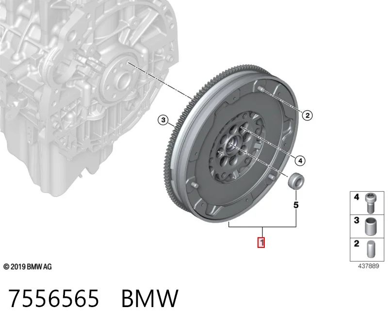 Volante de motor INA 415038910