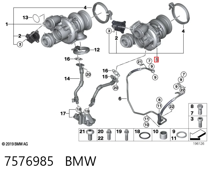 7576985 BMW Turbina