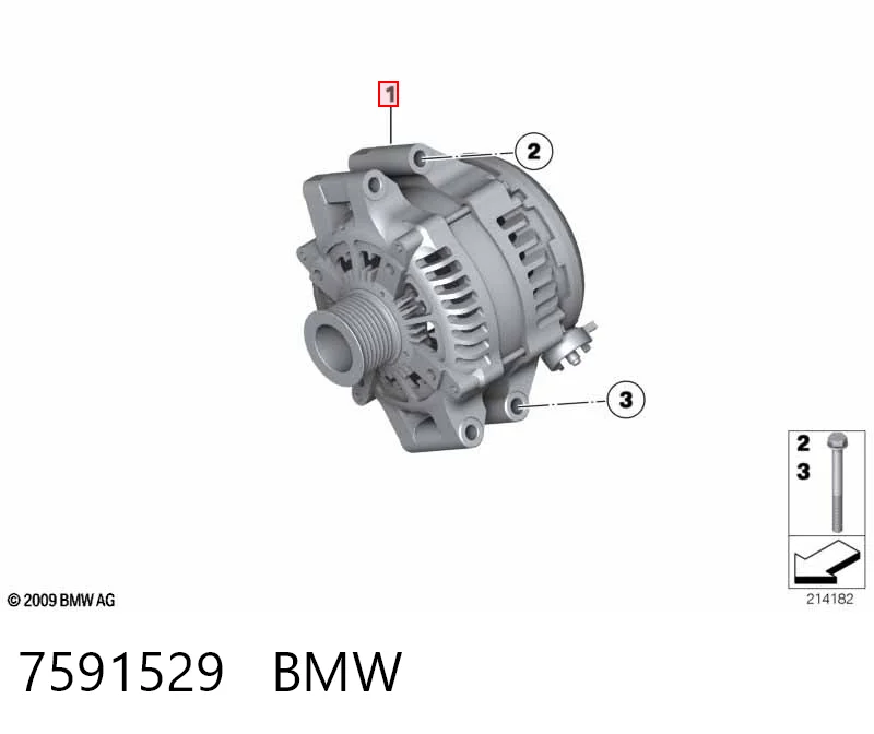 7591529 BMW Gerador
