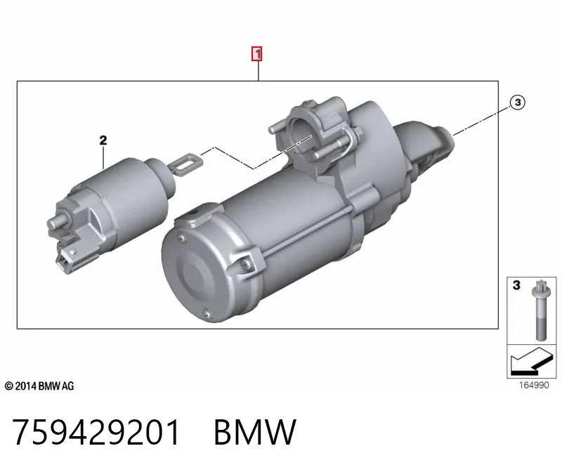 759429201 BMW Motor de arranco