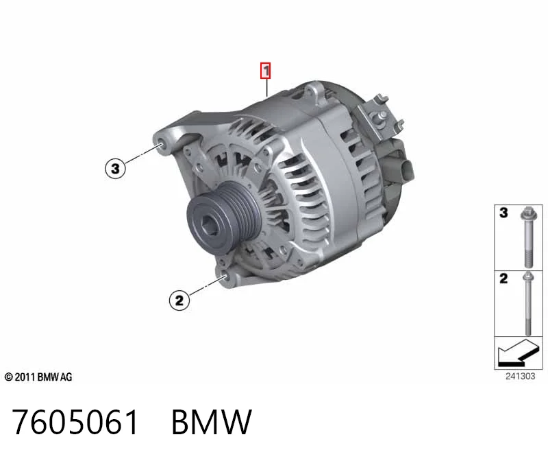 7605061 BMW Gerador