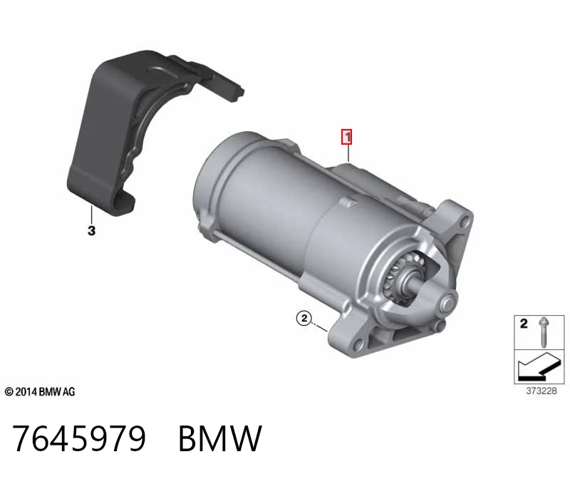 7645979 BMW Motor de arranco