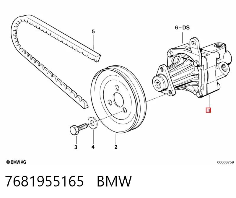Bomba da Direção hidrâulica assistida BMW 7 preço, a partir de 39,59 USD