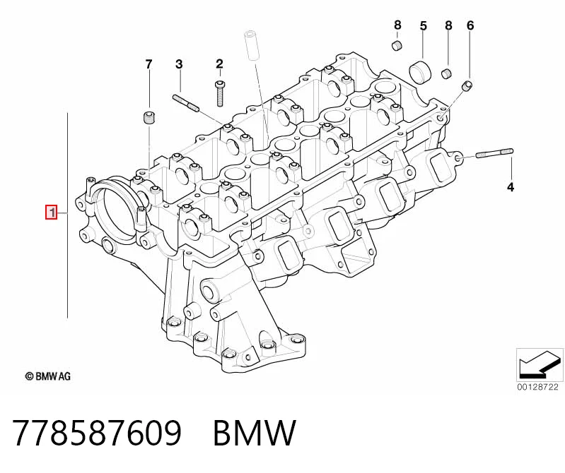 Cabeça de motor (CBC) BMW 5  E61