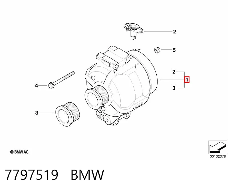 7797519 BMW Gerador