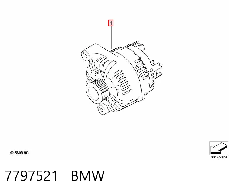 7797521 BMW Gerador