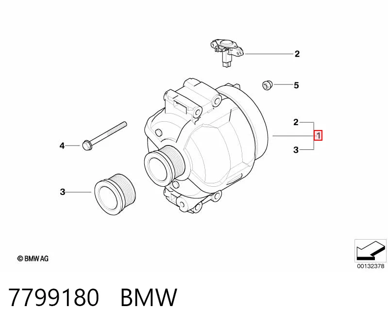7799180 BMW Gerador