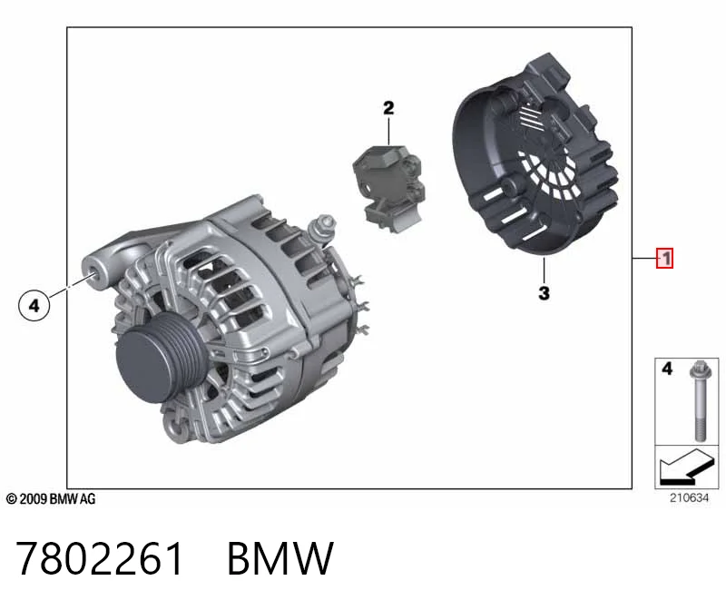 7802261 BMW Gerador
