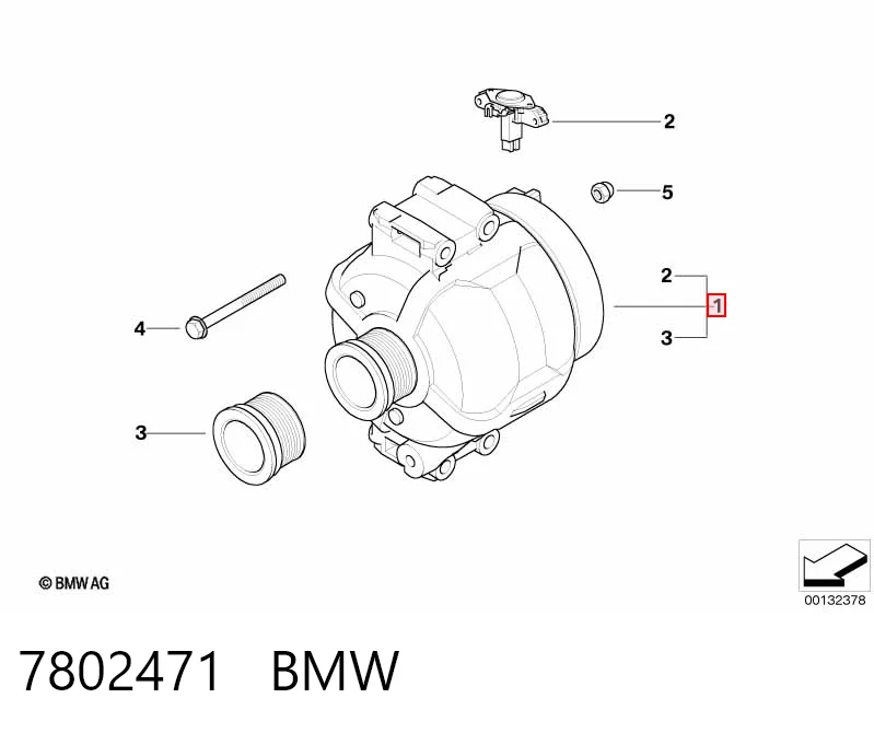 7802471 BMW Gerador