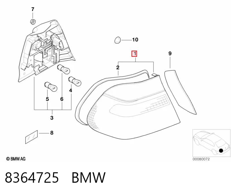 Compre 16200536 Iparlux Lanterna traseira esquerda externa
