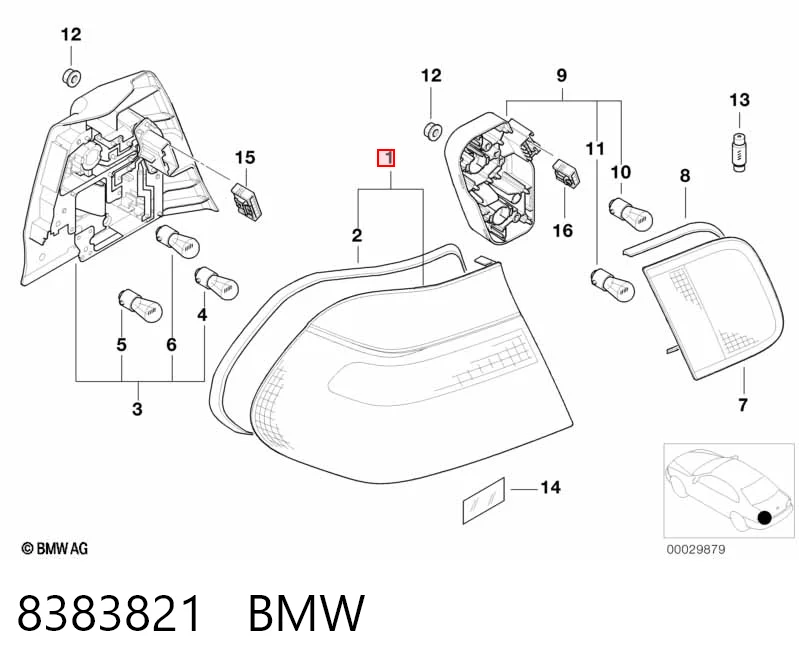 Compre 62349 Magneti Marelli Lanterna traseira esquerda externa