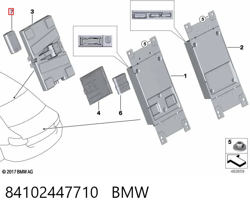 84102447710 BMW Bateria recarregável (PILHA)
