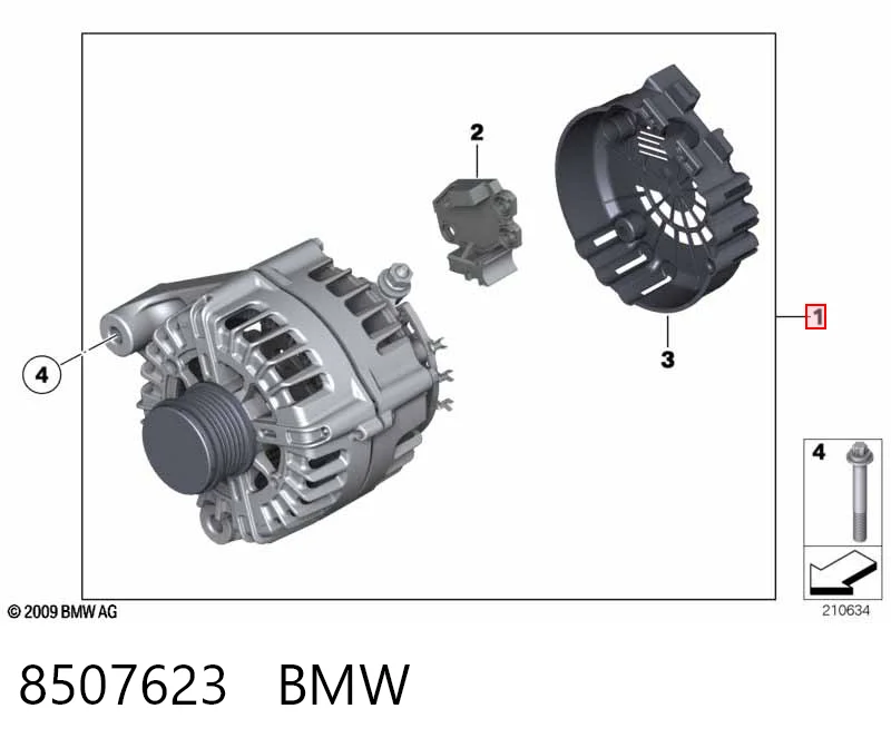 8507623 BMW Gerador