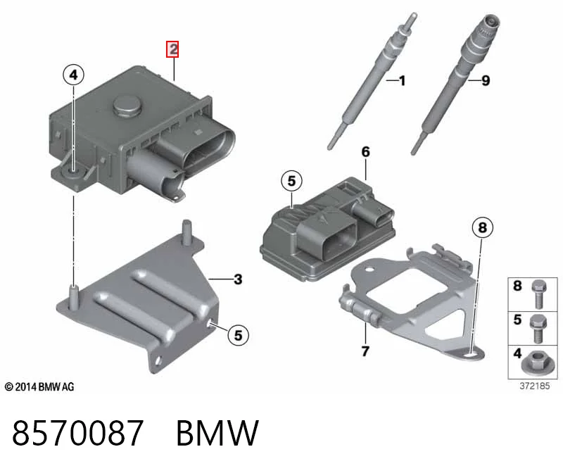 Relê das velas de incandescência BMW 1 preço, a partir de 71,54 USD