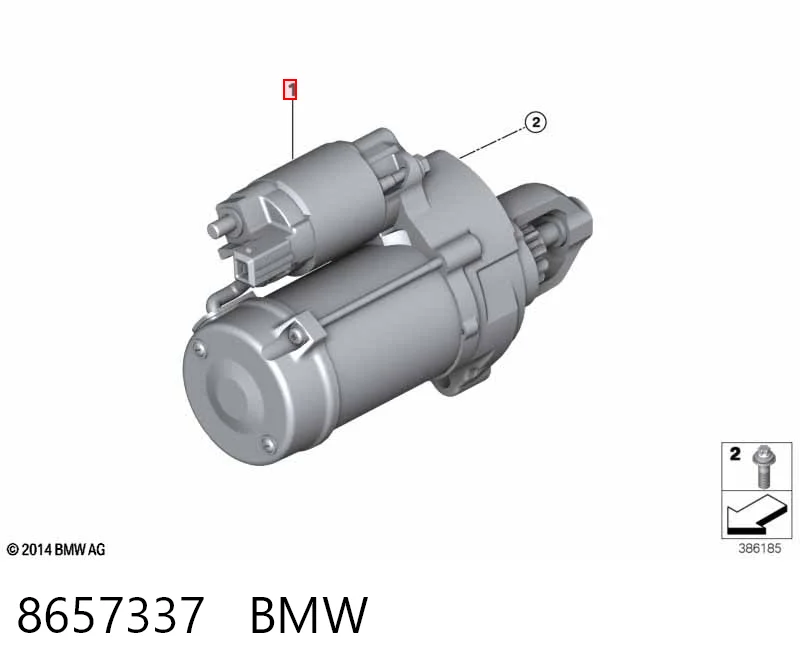 8657337 BMW Motor de arranco