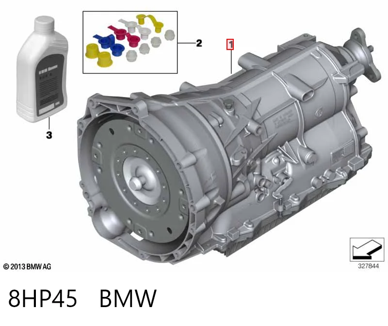 8HP45 BMW Caixa Automática de Mudança montada