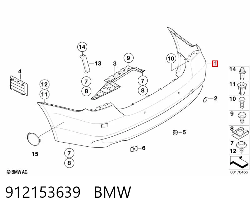 Compre Pára-choque traseiro BMW 3 