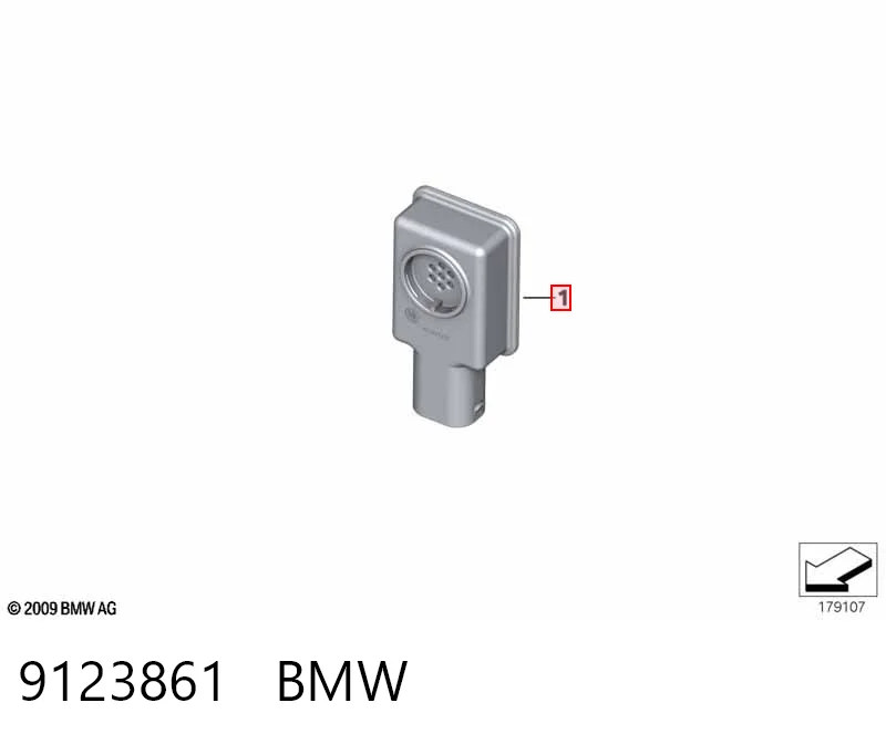 9123861 BMW Sensor de sujidade de ar